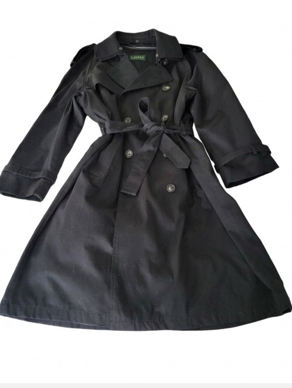Ralph Lauren Double-Breasted Trench Coat With Removable Liner